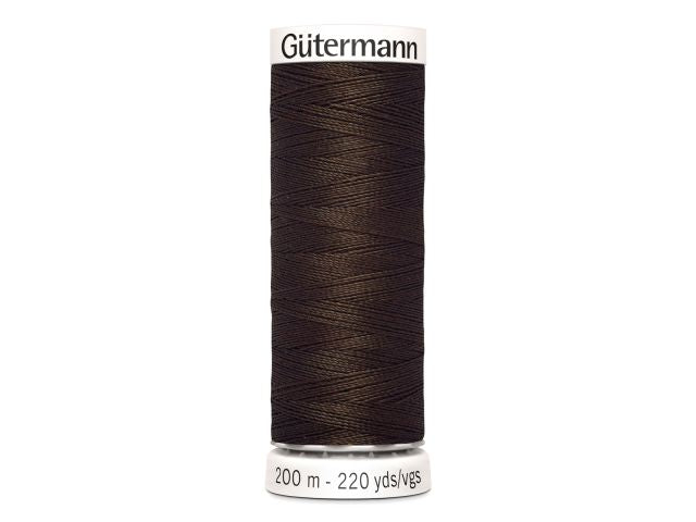 Gütermann Allesnäher 200 m Dunkelbraun 406