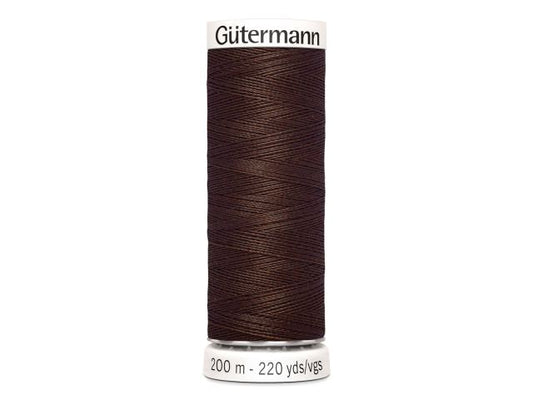 Gütermann Allesnäher 200 m Ultra Dunkelbraun 694