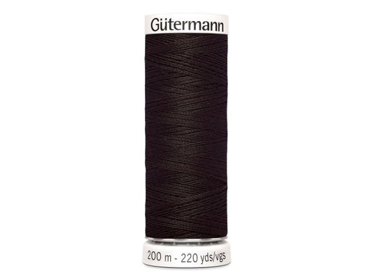 Gütermann Allesnäher 200 m Schwarzbraun 697