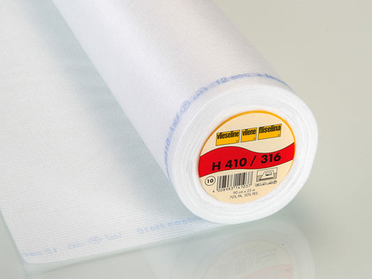 H410 Bügeleinlage Softline, Weiß, 90