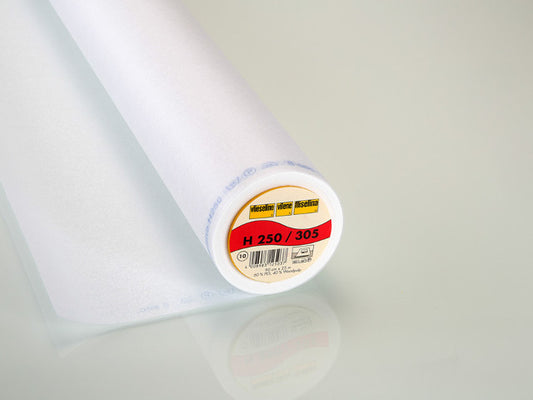 H250 Bügeleinlage Weiß, 90 cm