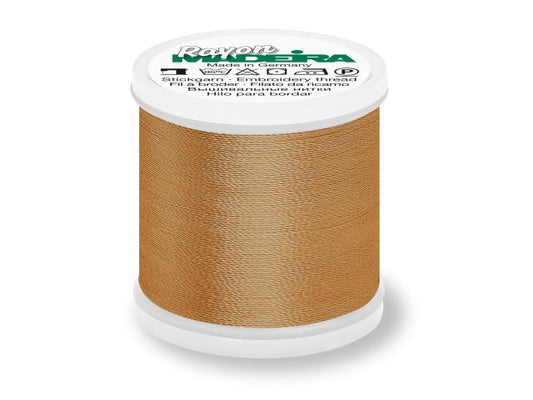 Madeira Rayon Stickgarn Lehmbraun