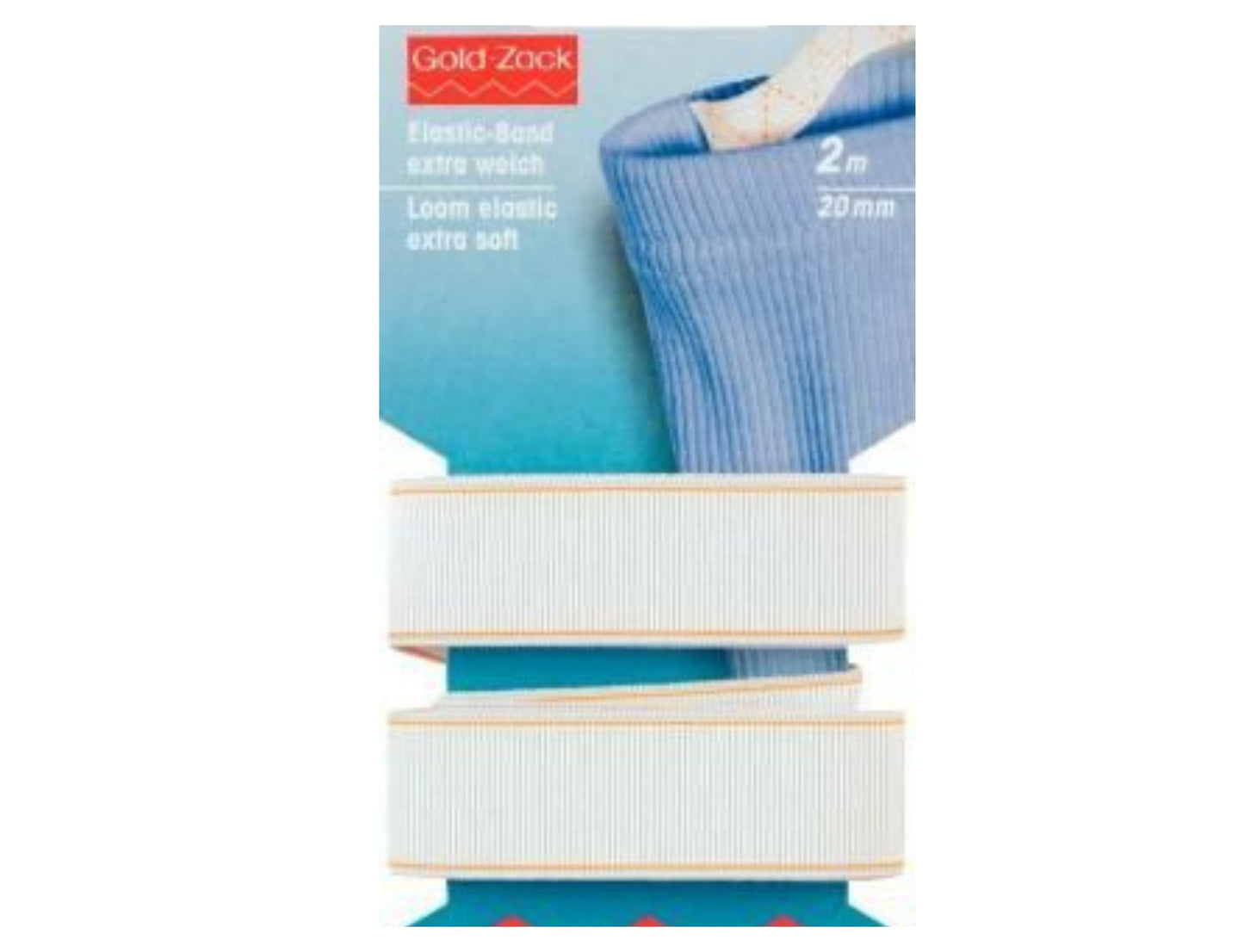 Elastic-Band extra weich 20 mm Weiß