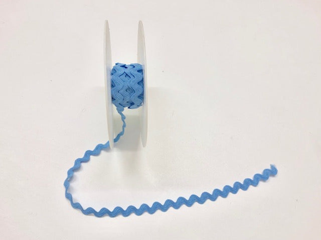 Zackenlitze 13 mm Hellblau