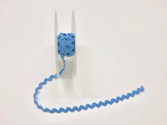 Zackenlitze 13 mm Hellblau