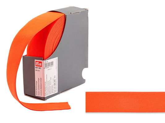 Prym Gummiband Weich 38 mm Orange