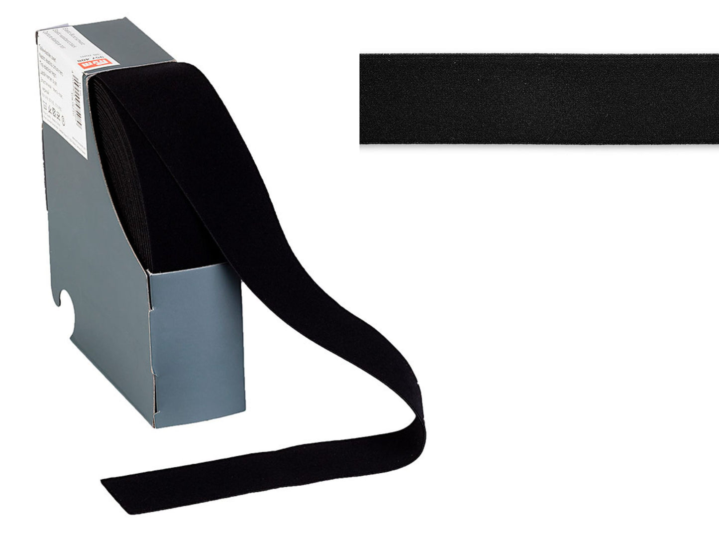 Prym Gummiband Weich 38 mm Schwarz