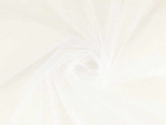 Tüll/Wabentüll Weiß