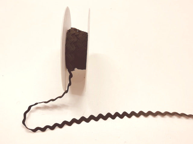 Zackenlitze 13 mm Dunkelbraun