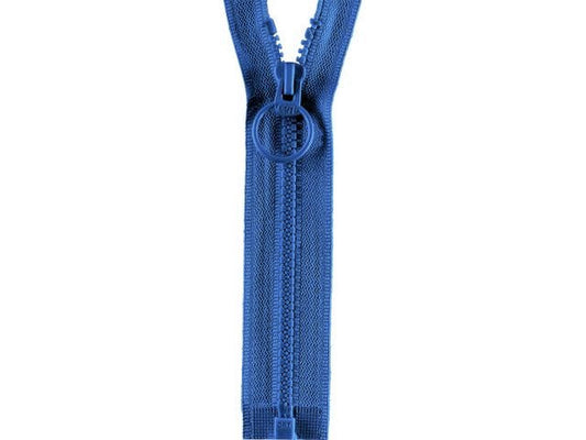 Reißverschluss Opti 18 cm Blau teilbar Ring P40 215