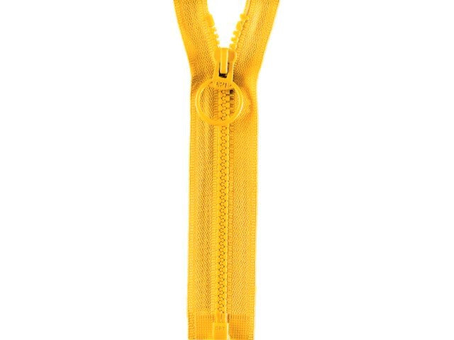 Reißverschluss Opti 18 cm Gelb teilbar Ring P40 645