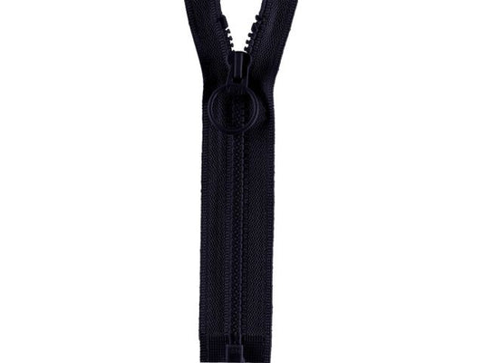 Reißverschluss Opti 20 cm Dunkelblau teilbar Ring P40 210