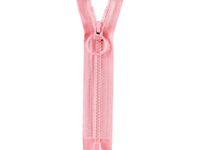 Reißverschluss Opti 20 cm Rosa teilbar Ring P40 749