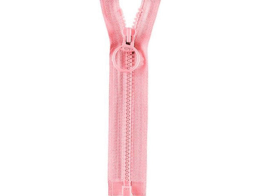 Reißverschluss Opti 35 cm Rosa teilbar Ring P40 749