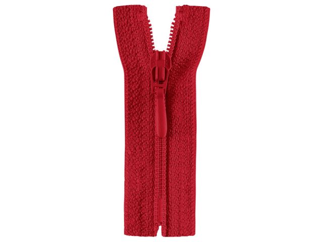 Reißverschluss Opti 25 cm Rot nicht teilbar Tropfen S40 722