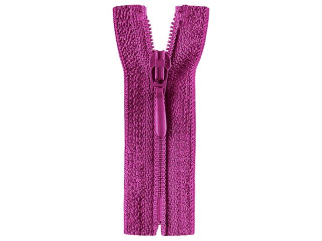Reißverschluss Opti 25 cm Fuchsia nicht teilbar Tropfen S40 793