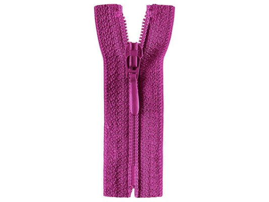 Reißverschluss Opti 25 cm Fuchsia nicht teilbar Tropfen S40 793