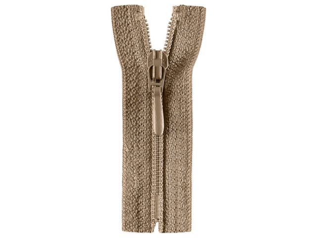 Reißverschluss Opti 30 cm Khaki nicht teilbar Tropfen S40 837