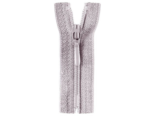 Reißverschluss Opti 40 cm Hellgrau
