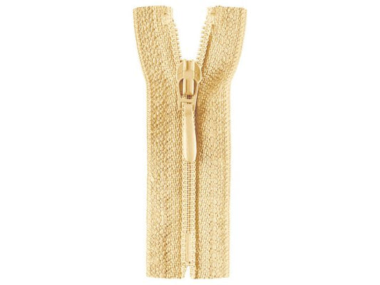 Reißverschluss Opti 40 cm Hellgelb
