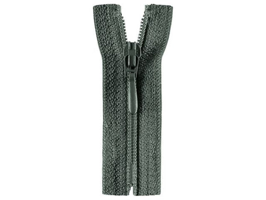 Reißverschluss Opti 50 cm Mittelgrau