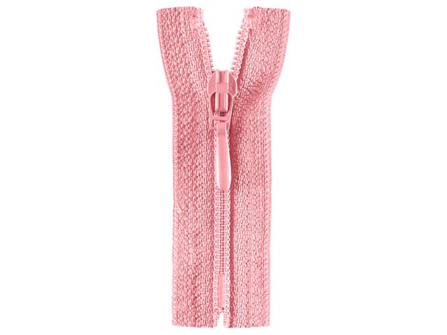 Reißverschluss Opti 50 cm Rosa nicht teilbar Tropfen S40 749