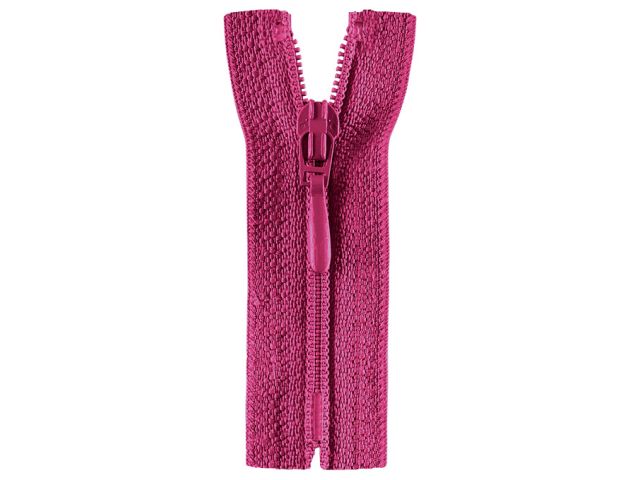 Reißverschluss Opti 50 cm Pink nicht teilbar Tropfen S40 786
