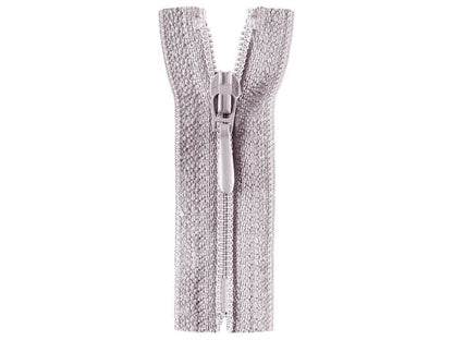 Reißverschluss Opti 60 cm Hellgrau