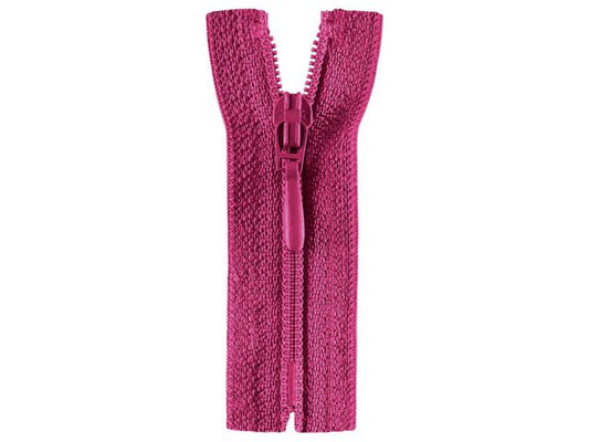Reißverschluss Opti 60 cm Pink nicht teilbar Tropfen S40 786