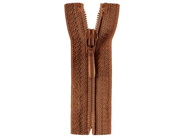 Reißverschluss Opti 60 cm Hellbraun