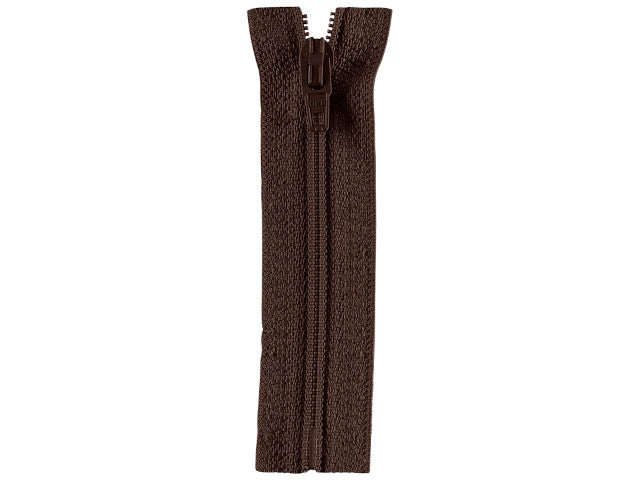 Reißverschluss Opti 15 cm Dunkelbraun