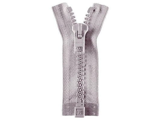 Reißverschluss Opti 55 cm Hellgrau