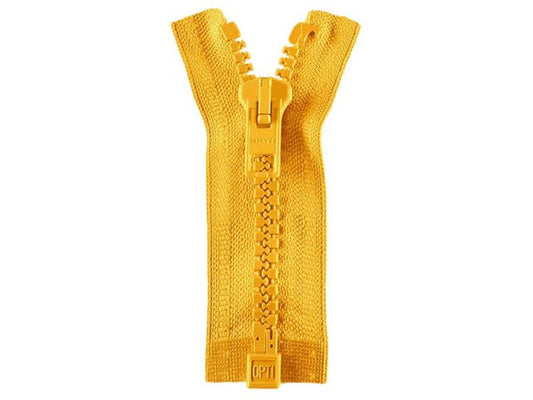 Reißverschluss Opti 55 cm Gelb