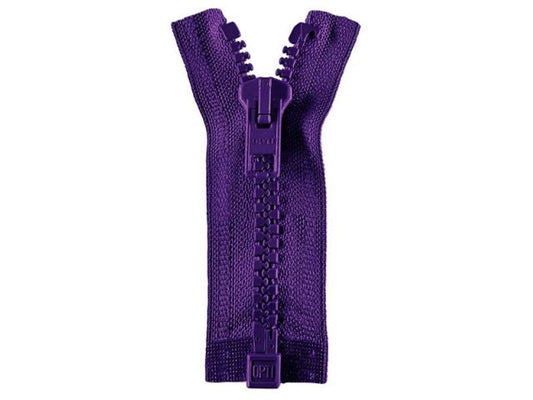 Reißverschluss Opti 70 cm Lila