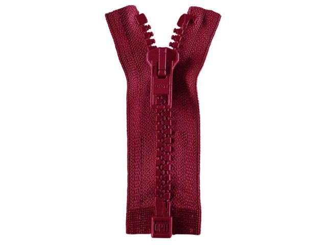 Reißverschluss Opti 75 cm Bordeaux