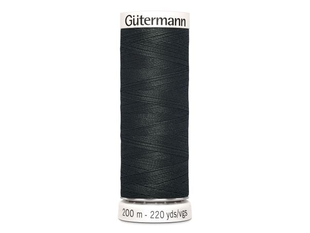 Gütermann Allesnäher 200 m Grünschwarz 755