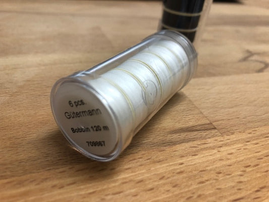 Gütermann Bobbin Weiß Unterfadengarn