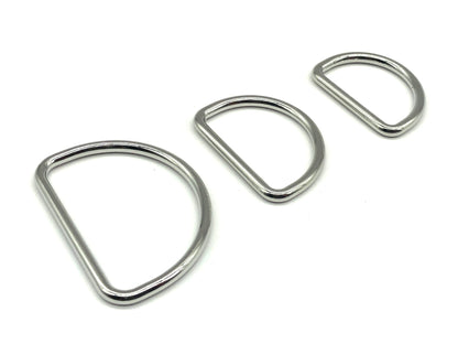 D-Ring 25 mm Metall Silber