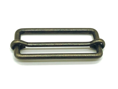 Leiterschnalle Metall 40 mm Altgold