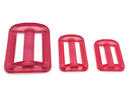 Leiterschnalle 25 mm Candy Rot