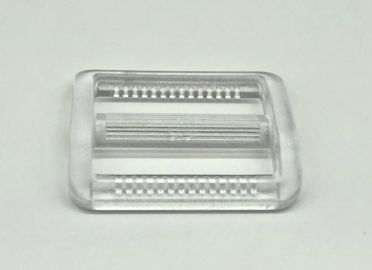 Leiterschnalle 40 mm Transparent