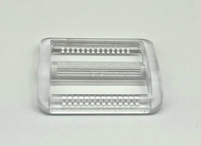 Leiterschnalle 40 mm Transparent