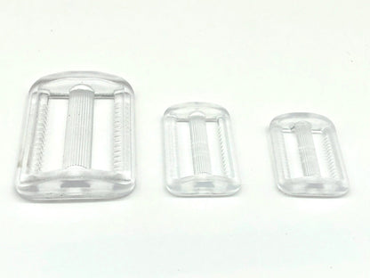 Leiterschnalle 40 mm Transparent