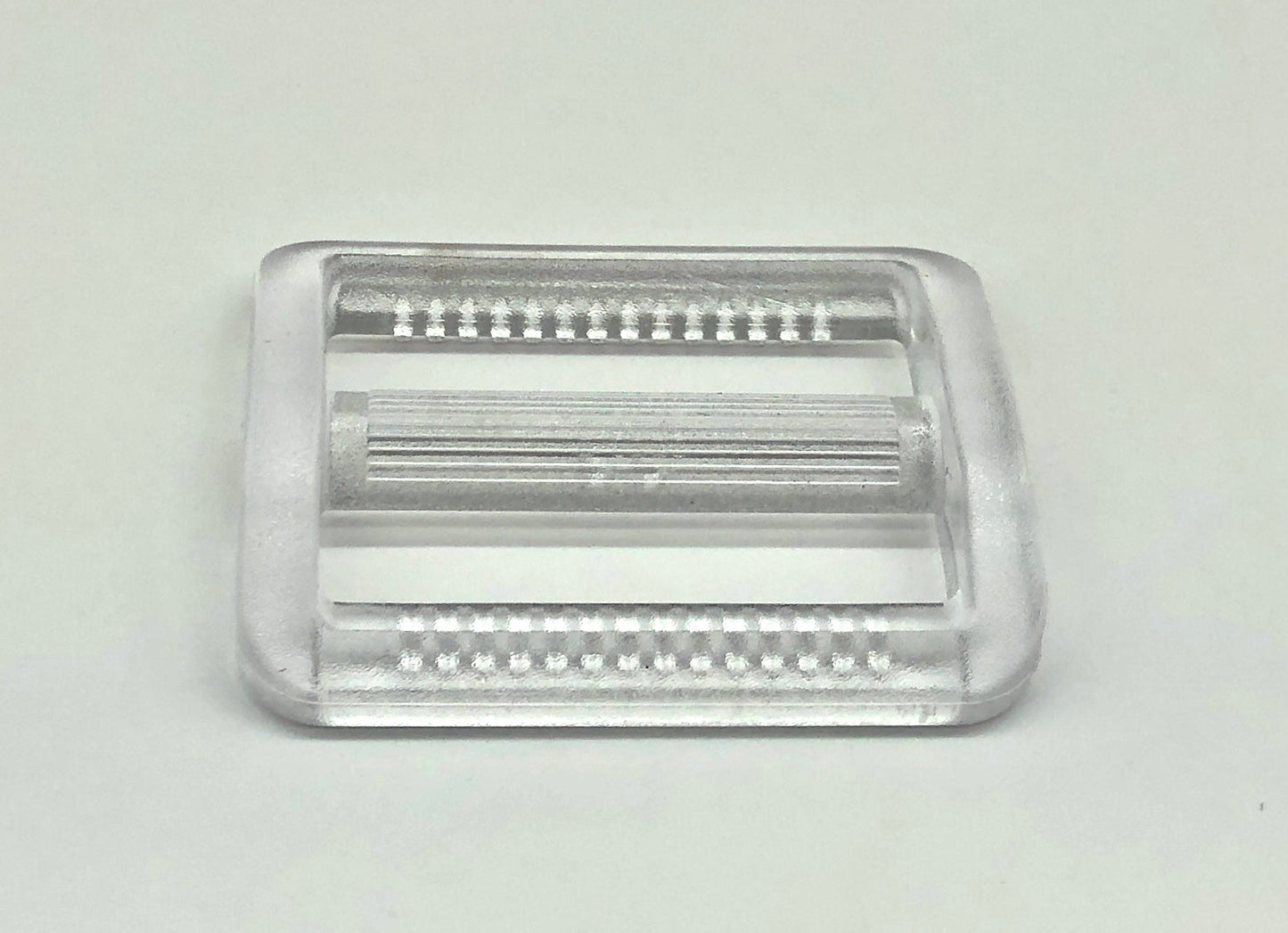 Leiterschnalle 40 mm Transparent