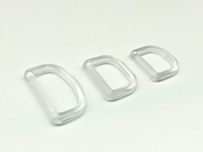 D-Ring 25 mm Transparent Kunststoff