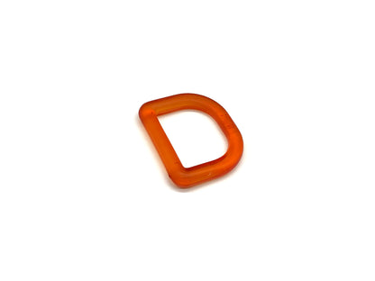 D-Ring 25 mm Orange Kunststoff