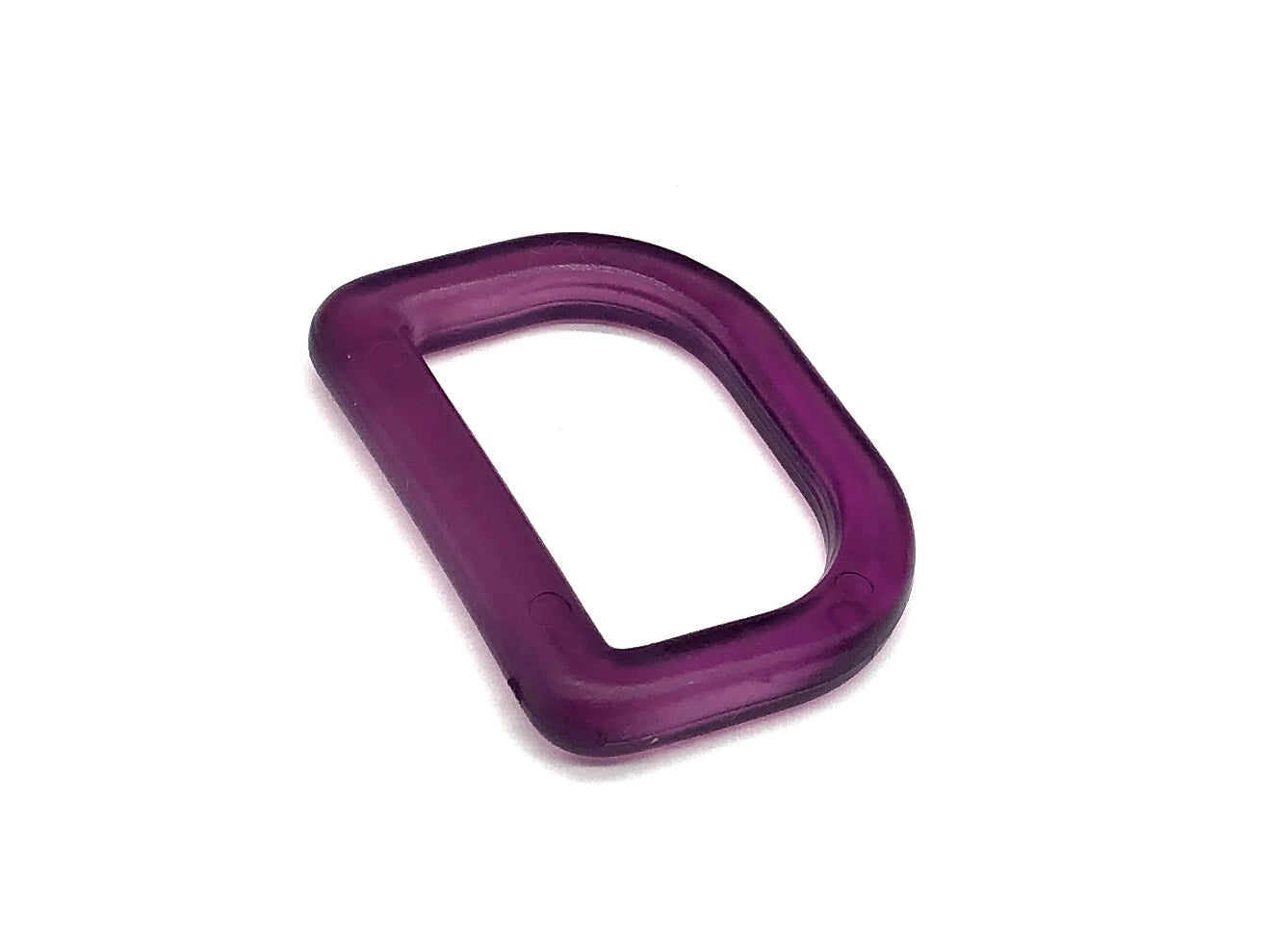 D-Ring 30 mm Transparent Kunststoff