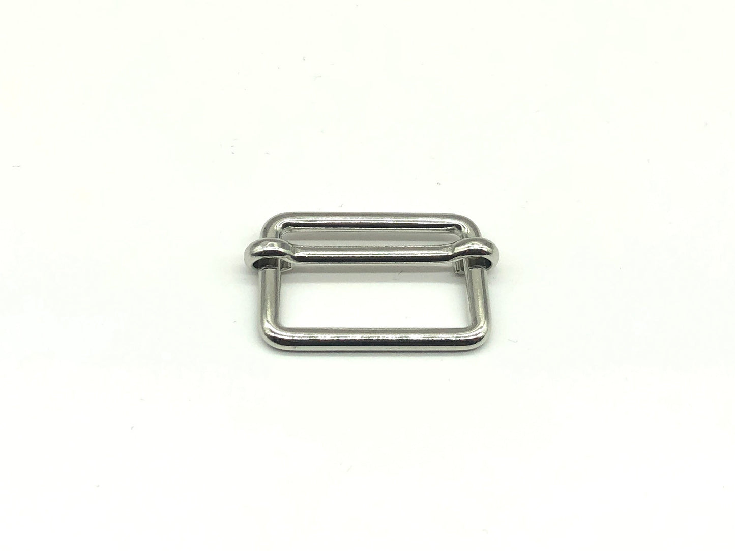 Leiterschnalle Metall 25 mm Silber