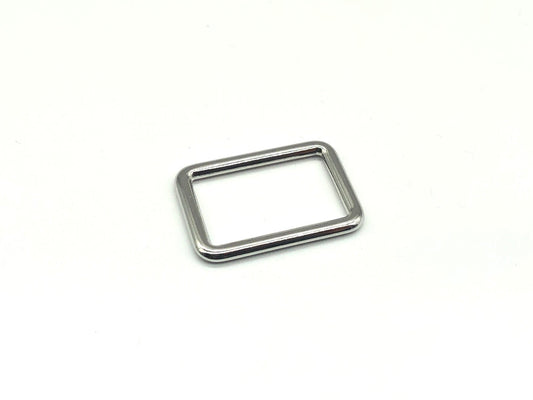 Vierkantring Metall 25 mm Silber
