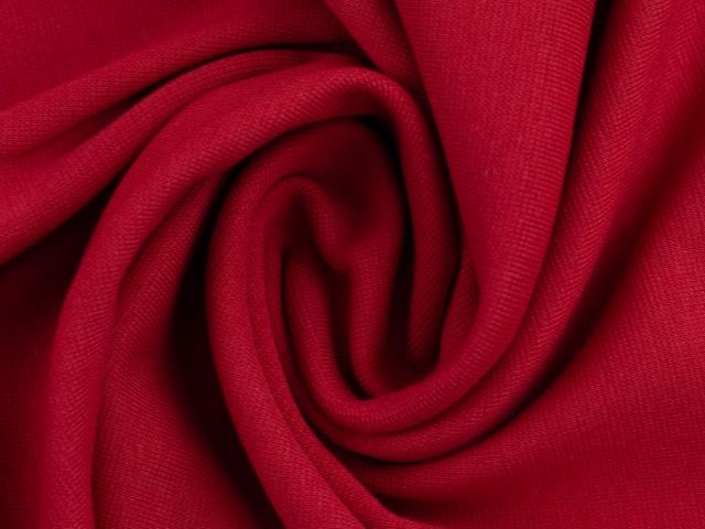 Bündchen Uni Kirschrot 338